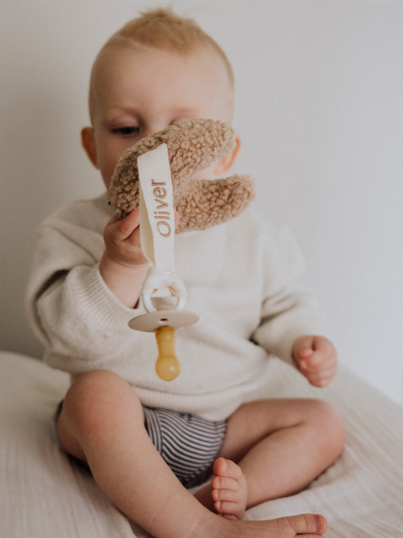 Teddy Speenknuffel Maan Beige
