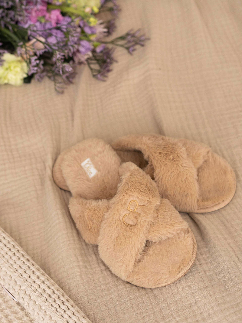 Pantoffel Beige