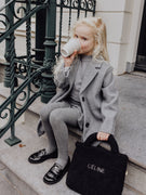 Mini-Teddy-Tasche Schwarz