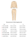 Jogging Suit Teddy Beige