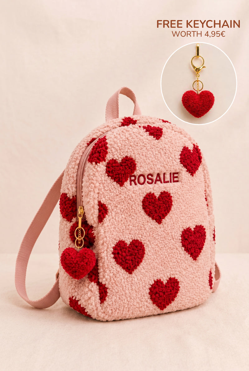 Sac à Dos Cœurs Rose