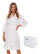 Waffle Badjas & Pouch Snow White