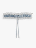 Strumpfband Blau