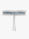 Strumpfband Blau