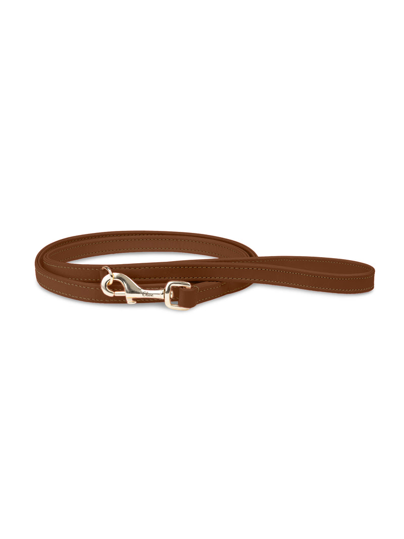 Hundeleine Leder Braun