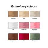 Embroidery colours