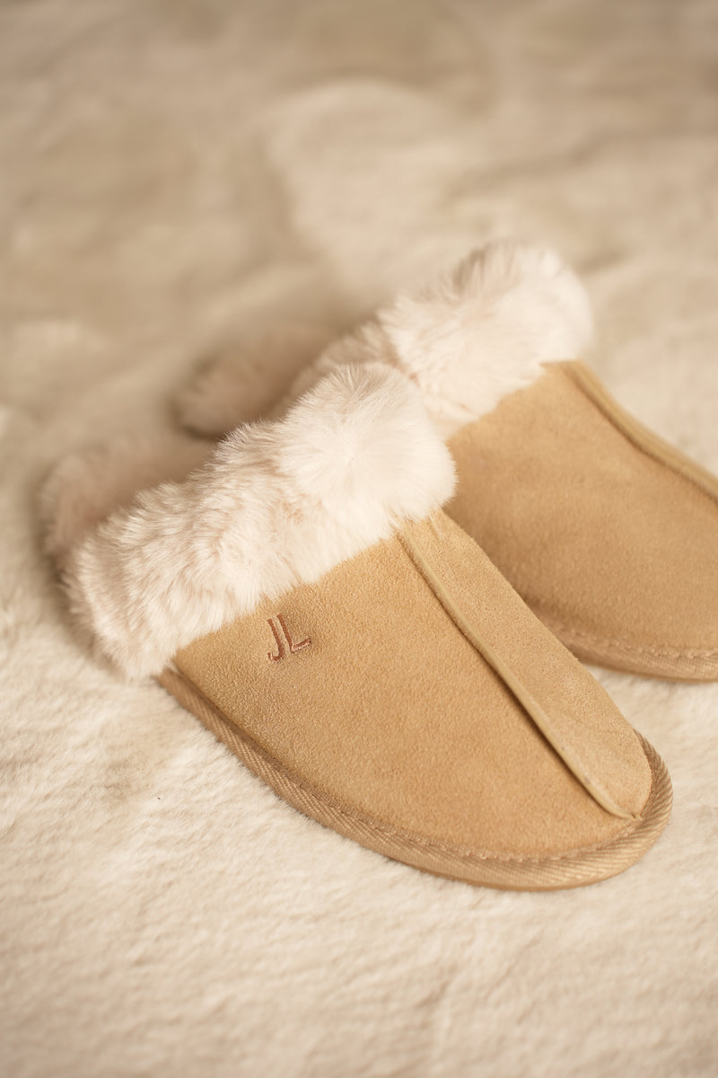 Slipper Suede Beige