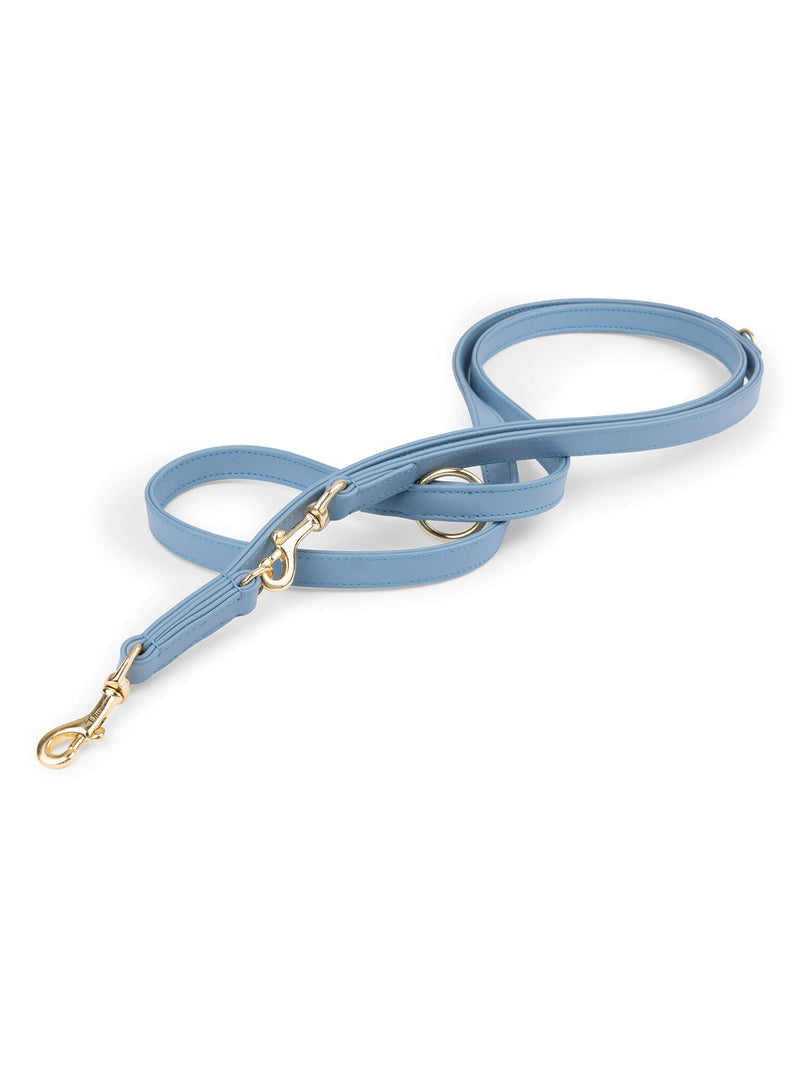 Hands-free Hondenriem Leer Blauw