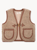 Teddy Gilet Beige