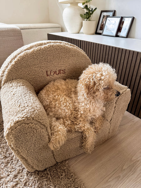 Teddy-Sessel Beige – Le Olive