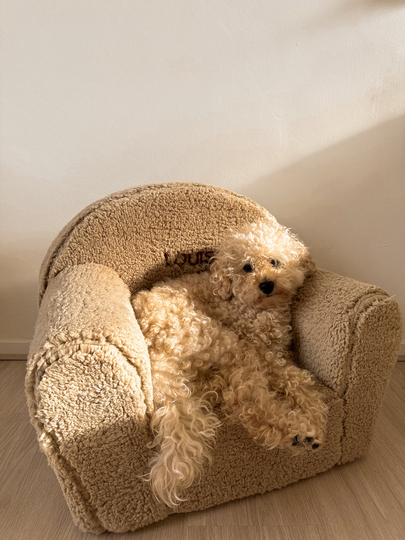 Teddy-Sessel Beige