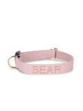 Collier rose pour chien