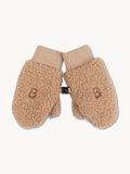 Teddy-Handschuhe Beige