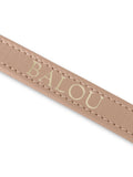 Dog Leash Leather Beige