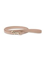 Dog Leash Leather Beige