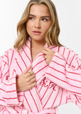 Badjas Pink Stripe