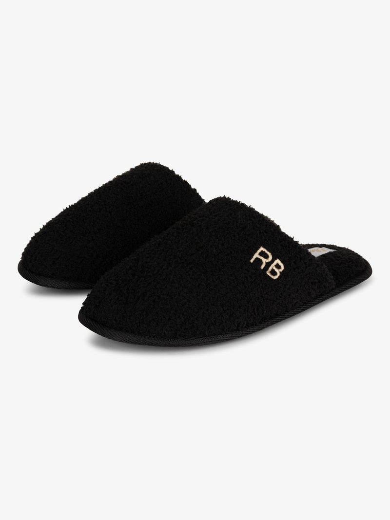 Pantoffel Teddy Black