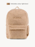 Maxi Mochila Peluche Beige