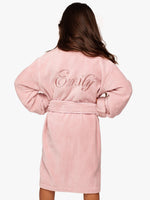 Robe Cotton Powder Pink Kids