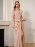 Bathrobe Teddy Beige Long