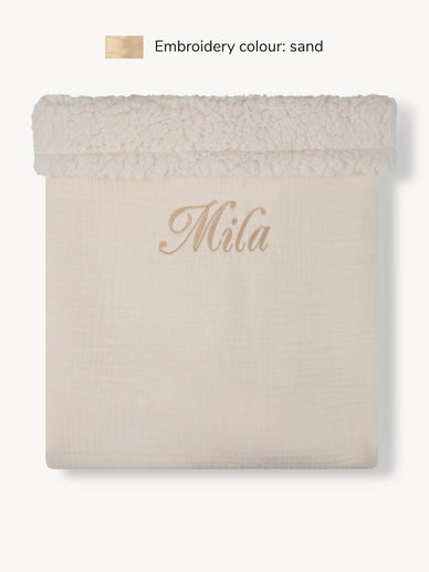 Couverture Teddy Crème