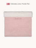 Teddy Deken Waffel Blush Pink
