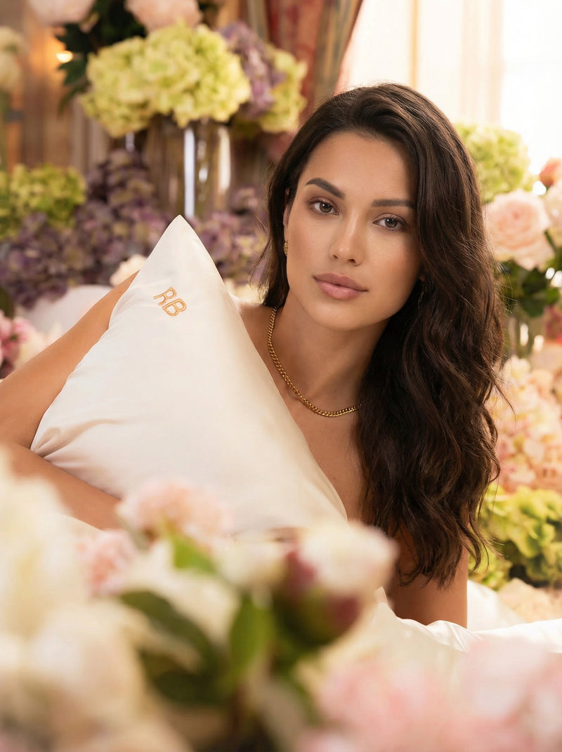 Almohada de gran belleza Blanco Roto
