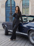 Pyjama Satin Suit Black
