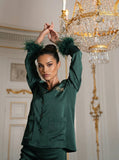 Pyjama Feder Emerald Green