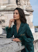 Pyjama Feder Emerald Green
