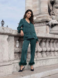 Pyjama Feder Emerald Green