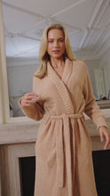 Bathrobe Teddy Beige Long