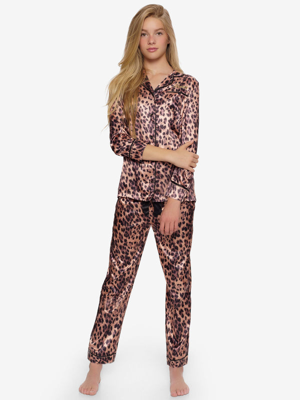 Pijama Leopard Largo Niños