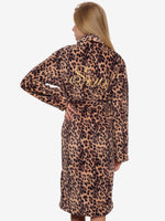 Bademantel Leopard Kinder