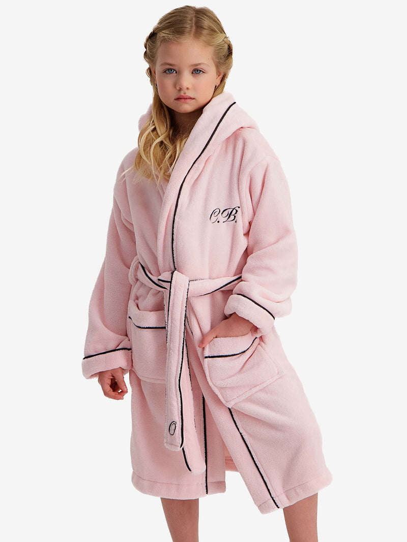 Albornoz Hooded Pink Niños