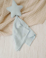 Pacifier Cloth Star Baby Blue