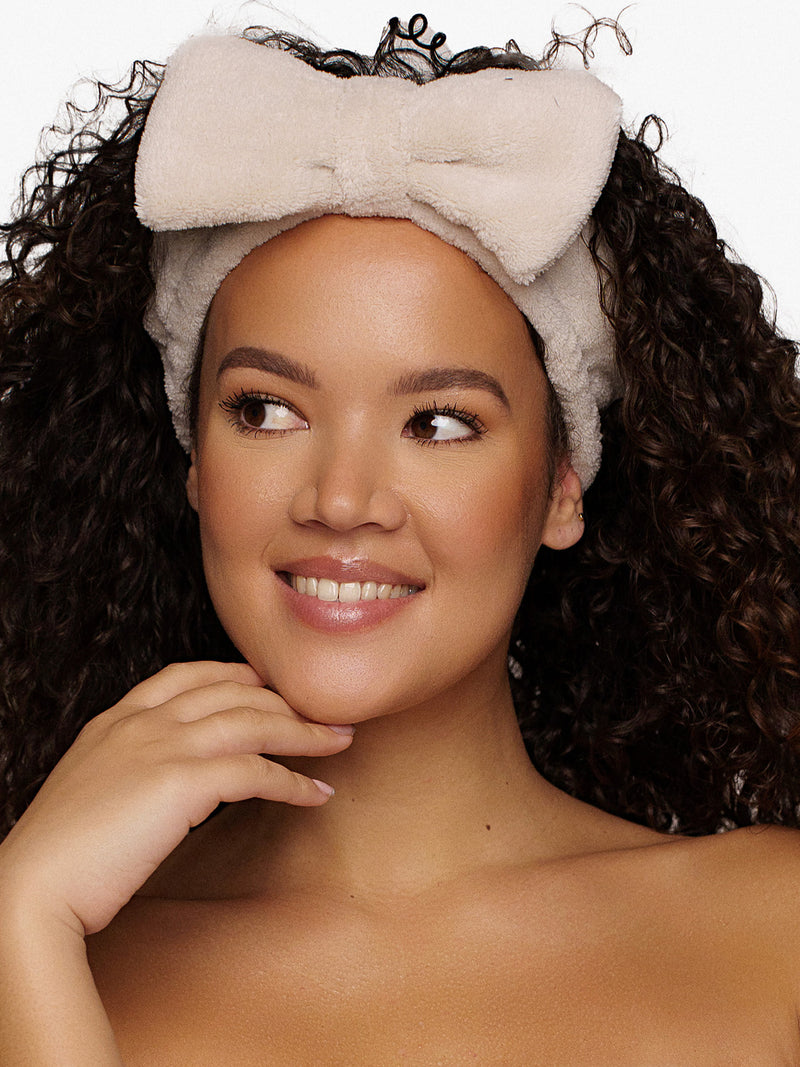Haarband Strik Crème