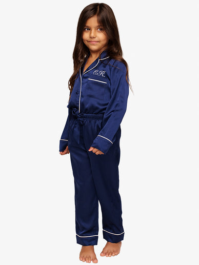 Pyjama Navy Lang Kinder