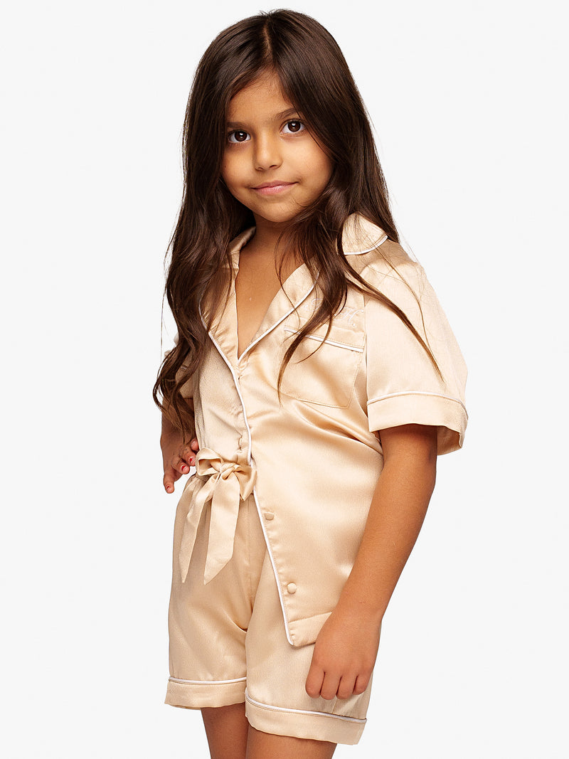 Pijama infantil crema Niños