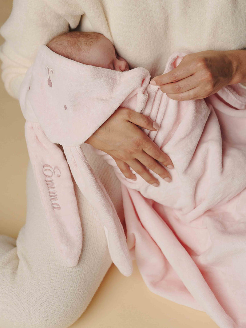 Cape de Bain Lapin Rose Clair