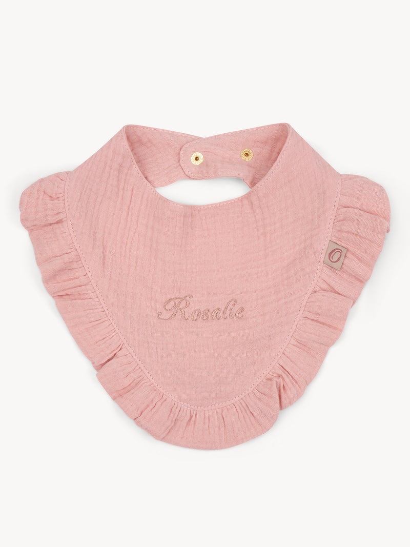 Bib Ruffle Old Pink